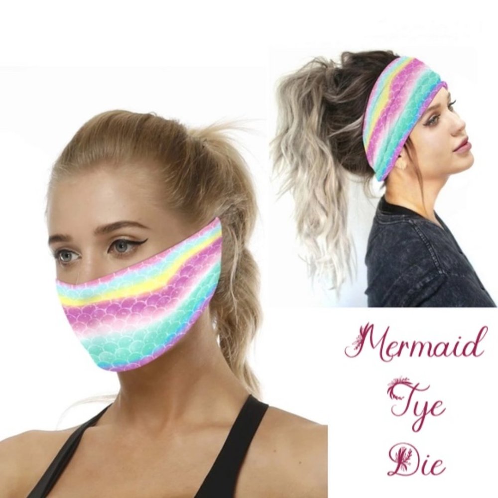 Mermaid Headband Mask